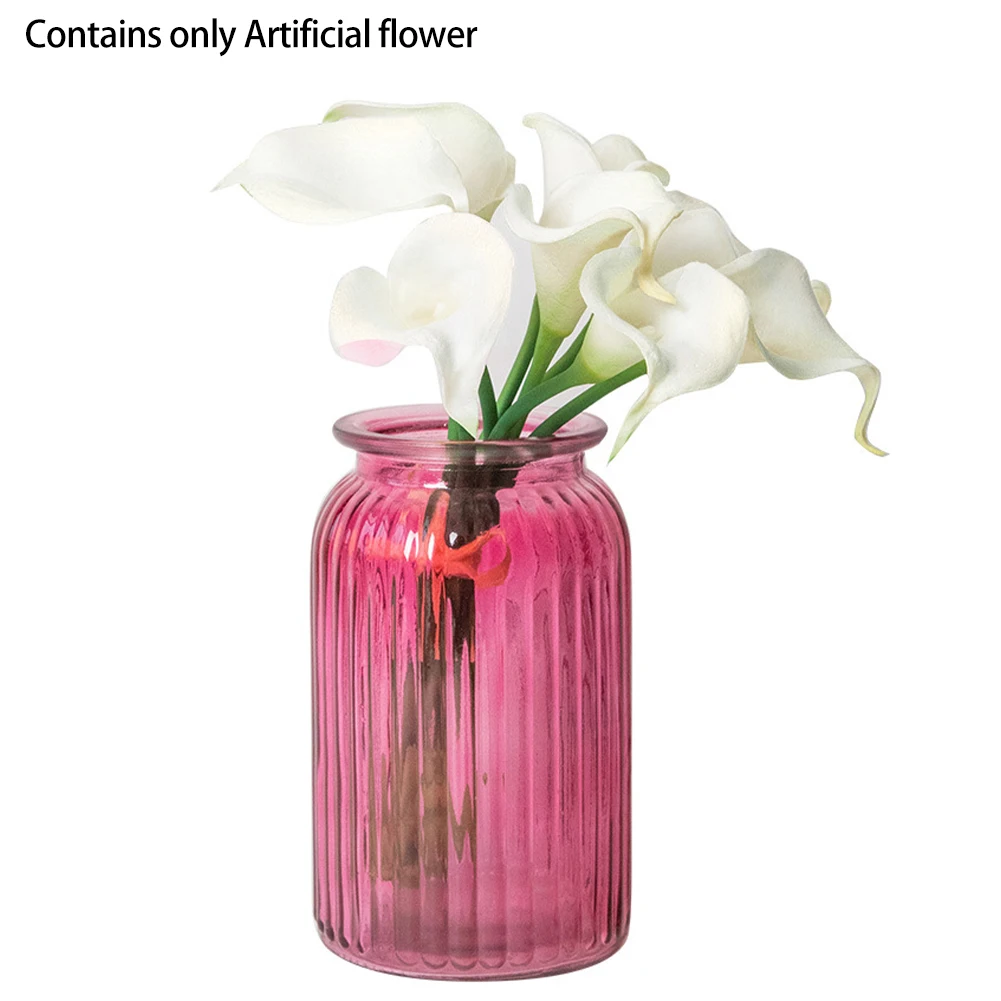

8pcs/bundle Arrangement Home Decor Durable Gift No Fading Simulated Artificial Flower Wedding For Vase Calla Lily Photo Props