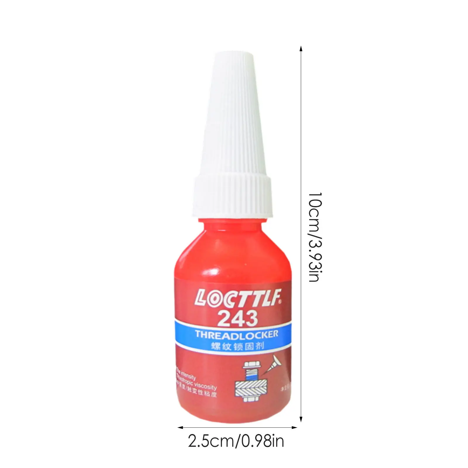 Синий фиксатор резьбы 243 средней прочности маслостойкий герметичный