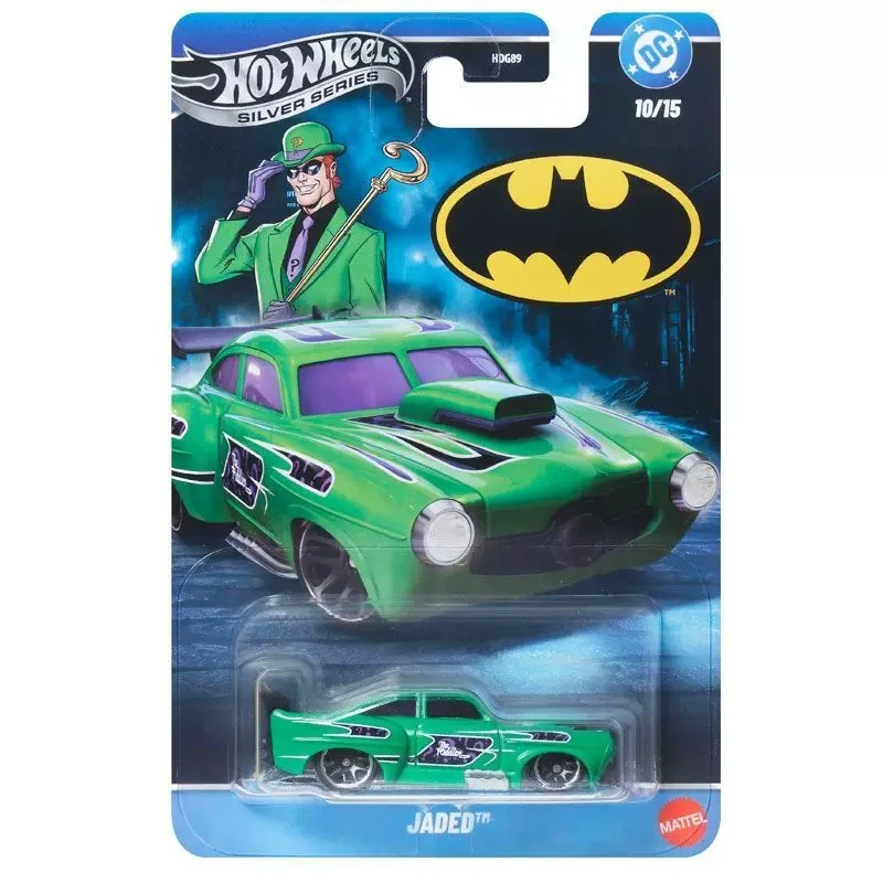 Оригинальные игрушки Hot Wheels: серебряная серия Бэтмена, модели автомобилей 1:64, литые под давлением, Бэтвинг, Бэтмобиль, Jaded Speedbox, прототипы, подарок (art.: 3920da2fe3860) - 3920da2fe3860