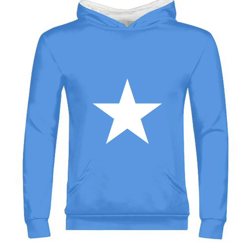 

SOMALIA Male Custom Name Number Photo Zipper Sweatshirt Nation Flag Soomaaliya Republic Somali Print Text Boy Clothing