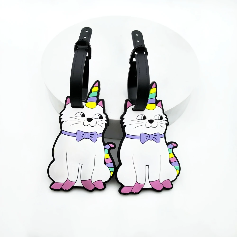 2 Упаковки Багажных Бирок С Милыми Животными И Котятами Подвесные