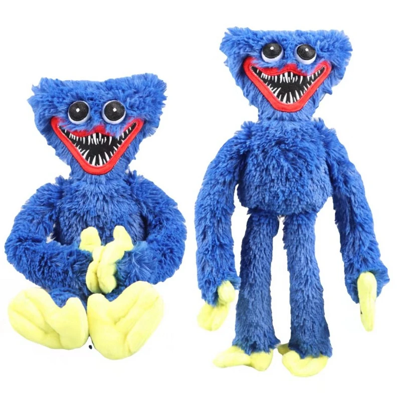 

40cm Poppy Playtime Game Huggy Wuggy Plush Toy Soft Stuffed Character Horror Doll Peluche Toys for Children Boys Christmas Gifts
