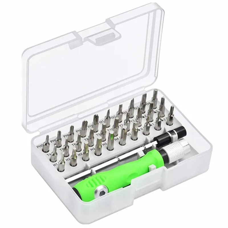 

32 in one screwdriver set Multi-function Household Disassembly Tool Mini Magnetic Screwdriver Bit Repair Tool
