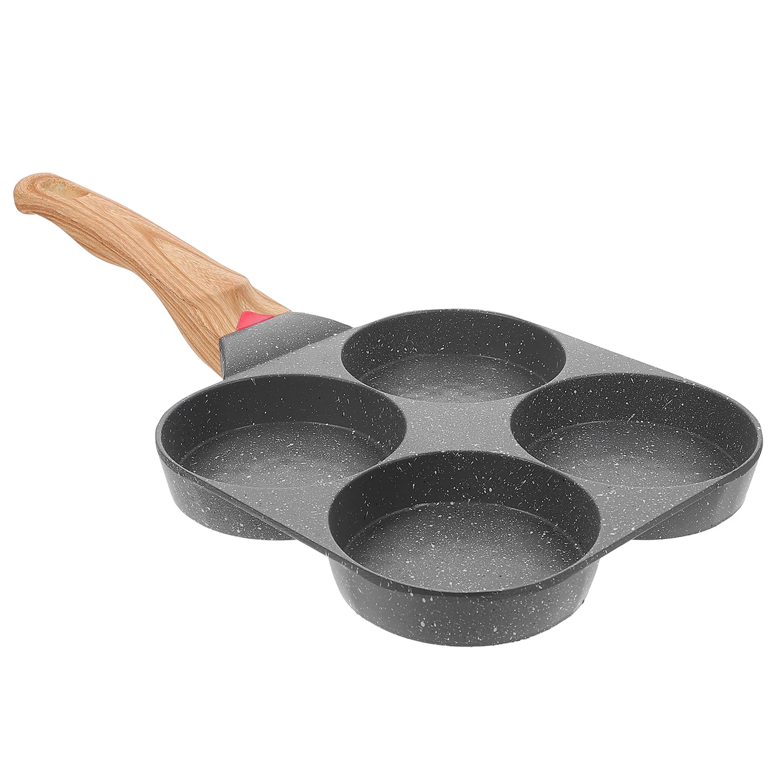 

Four Hole Burger Pan Frying Home 4-Cup Egg Multifunctional Non Stick Skillets Pans Stove Fried Saucepan