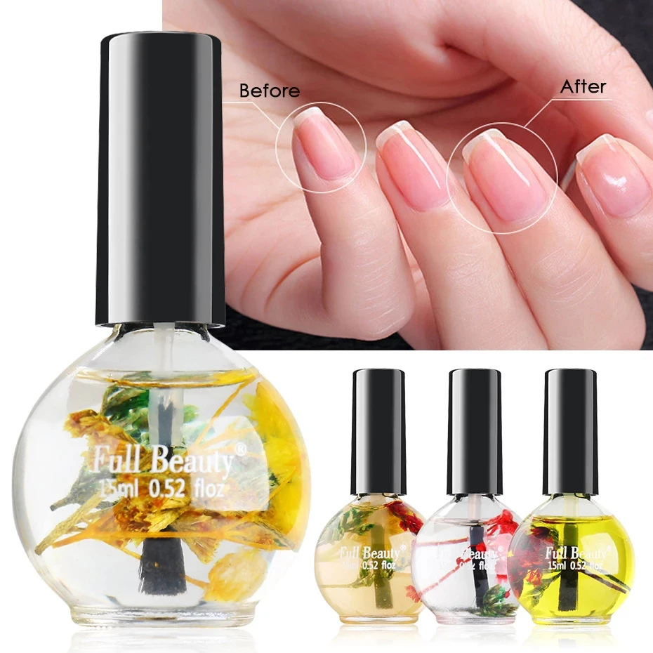 

15ml Manicure Nutrition/Cuticle Oil Soft, non-irritating, skin-friendly Dry Flower Extract Manicure Care Solution