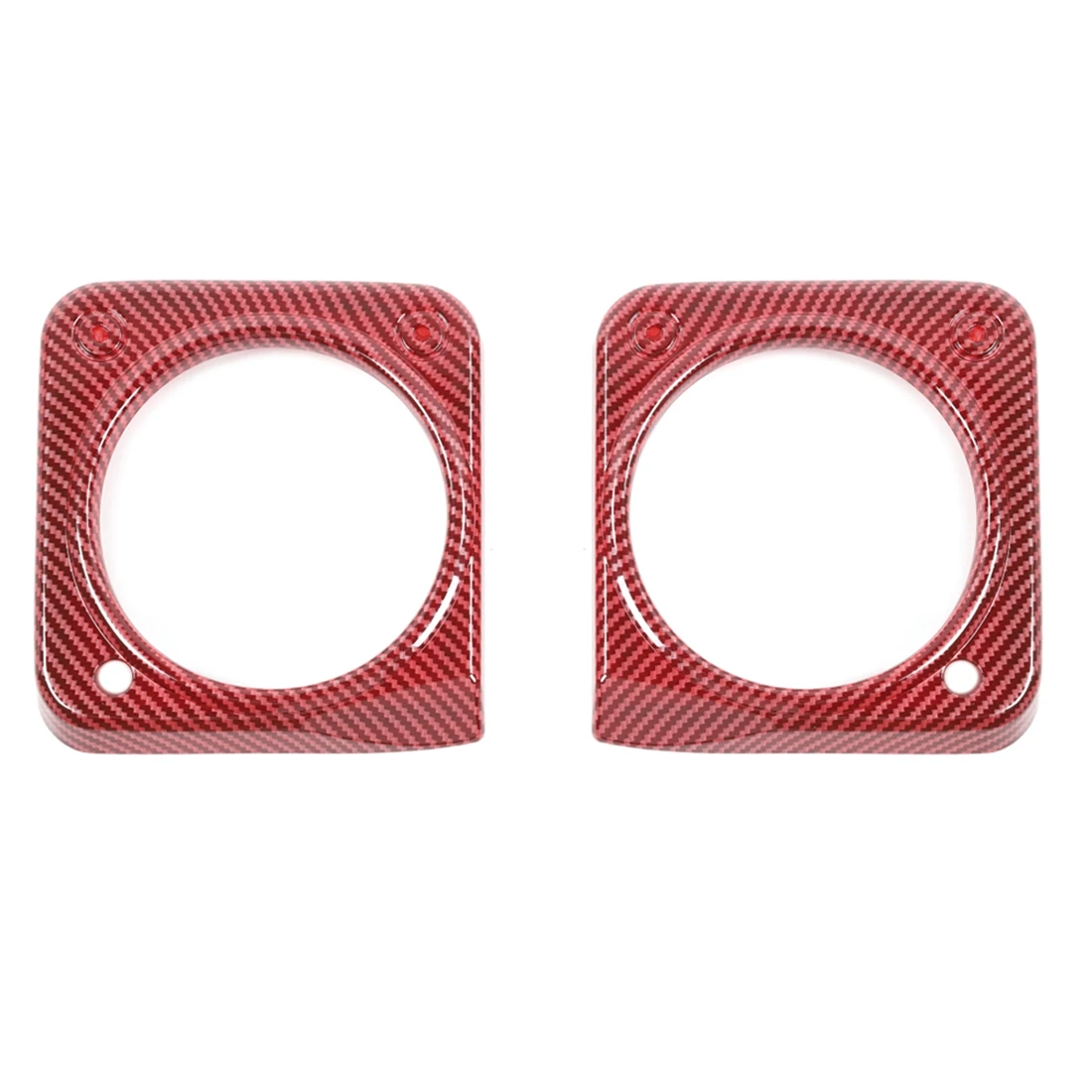 

_ Обложка рамы для Suzuki Jimny 2019 2020 2021 2022, ABS красное углеродное волокно