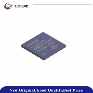 1Pcs New Original STM32F411CEU6 STM32F411 512KB ARM Cortex-M4 128KB 100MHz FLASH 36 UFQFPN-48 (7x7) Microcontroller Units