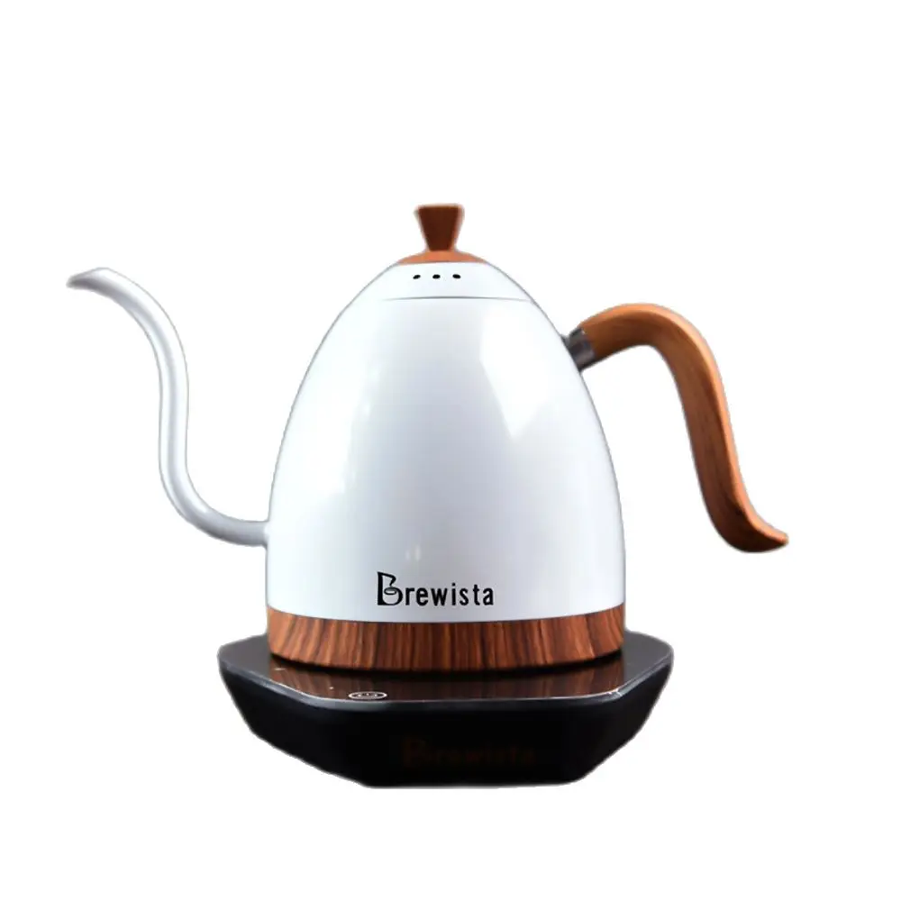 

Brewista Gooseneck Coffee Pot Kettle Fine Mouth Pour Over CoffeesTea Kettle Brew Coffee Pot Thermostatic Digital Kettles 600ml