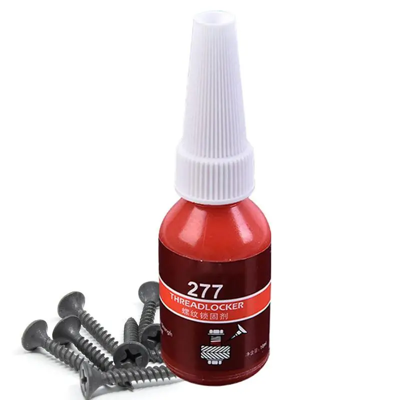 

Red Lock Tight 277 Lock Tight Threadlocker High Strength Screw Glue Anaerobic Adhesive Sealing For Screws Bolts Nuts 10ml