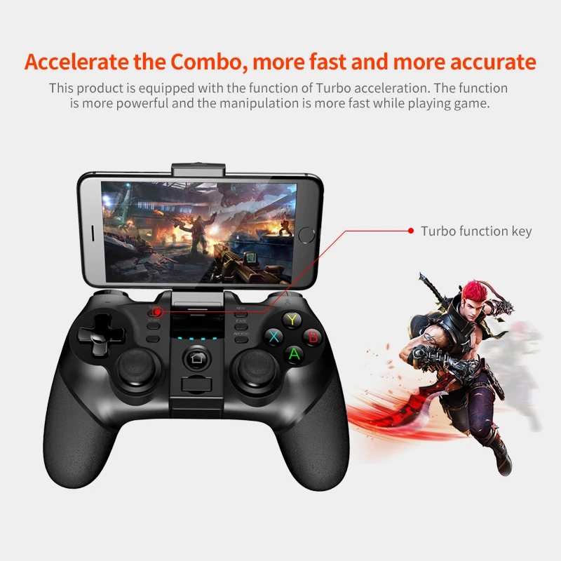 

Ipega upgrade PG-9076 Bluetooth Game Controller 2.4G Wireless Gamepad for Nintendo Switch Apple Arcade MFi Games Android PC PS4