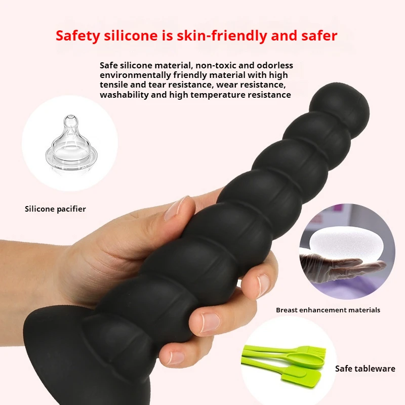 Мягкая силиконовая Анальная пробка фаллоимитатор для мужчин и женщин