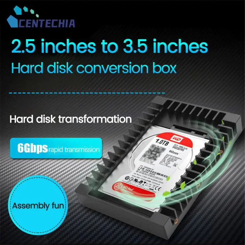 

Огнеупорный блок-адаптер для жесткого диска передача 3,06 Гбит/с портативный держатель для жесткого диска кронштейн для твердотельного диска от 2,5 до 3,5 дюймов