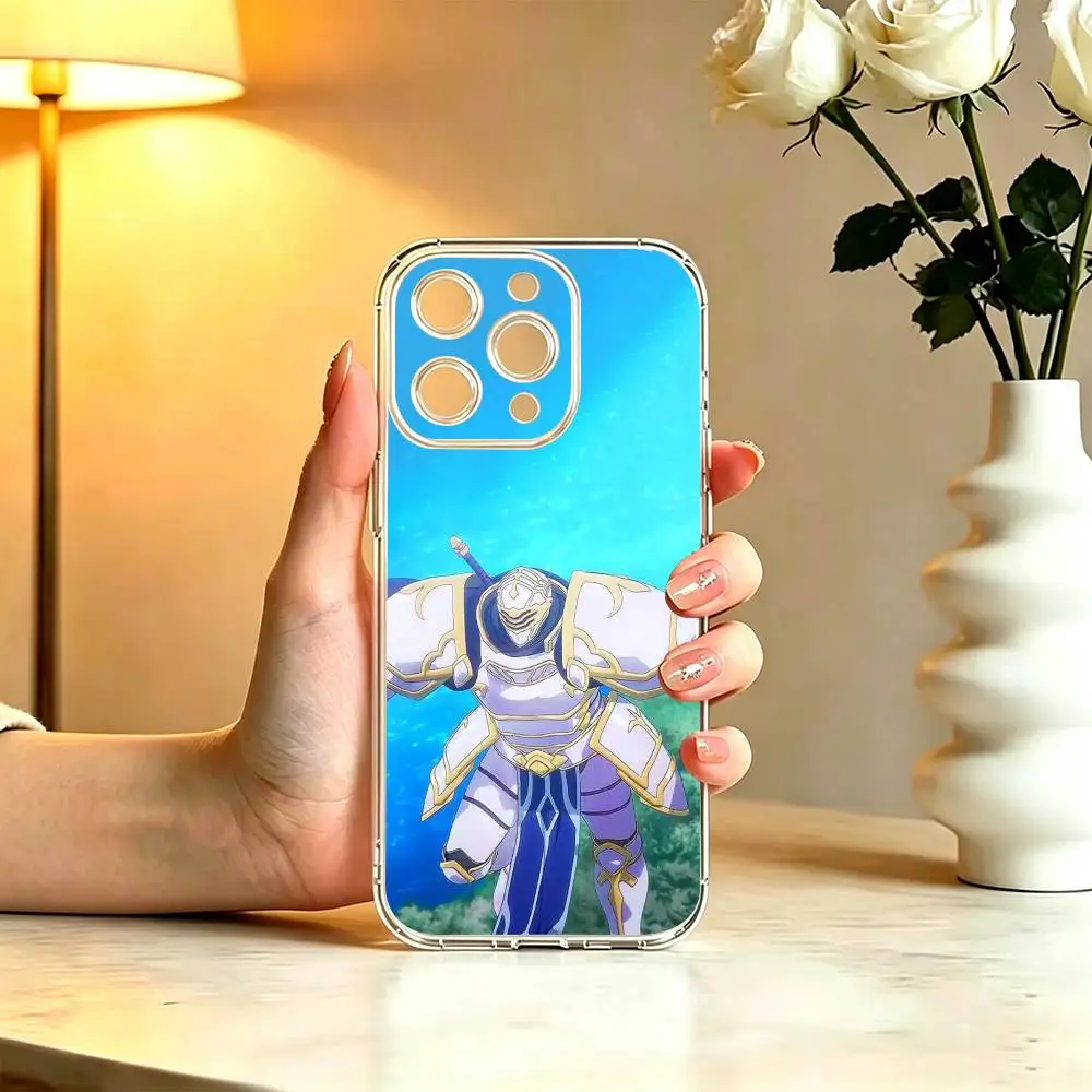 Фото Чехол для телефона Gaikotsu Kishi sama Arc для iPhone 17 16 15 14 13 12 11 Mini Pro Max Plus, прозрачный №5