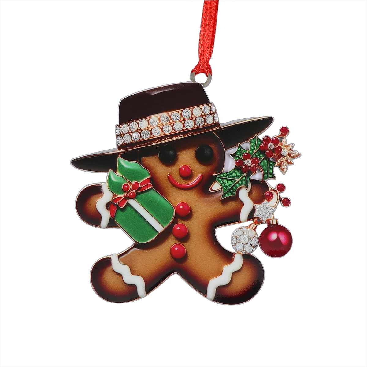 Колобок Рождественские украшения 2024 Рождественская елка Орнамент ручной работы