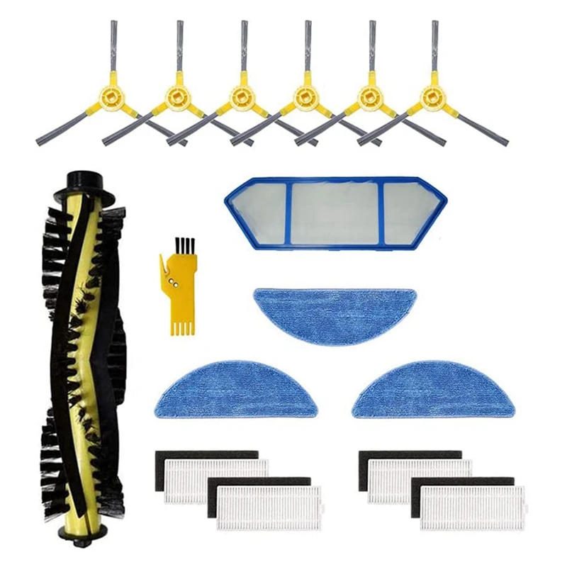 

Replacement Parts Main Brush Side Brushes Filters Compatible For Neatsvor X500 Robot Vacuum Cleaner Accessories