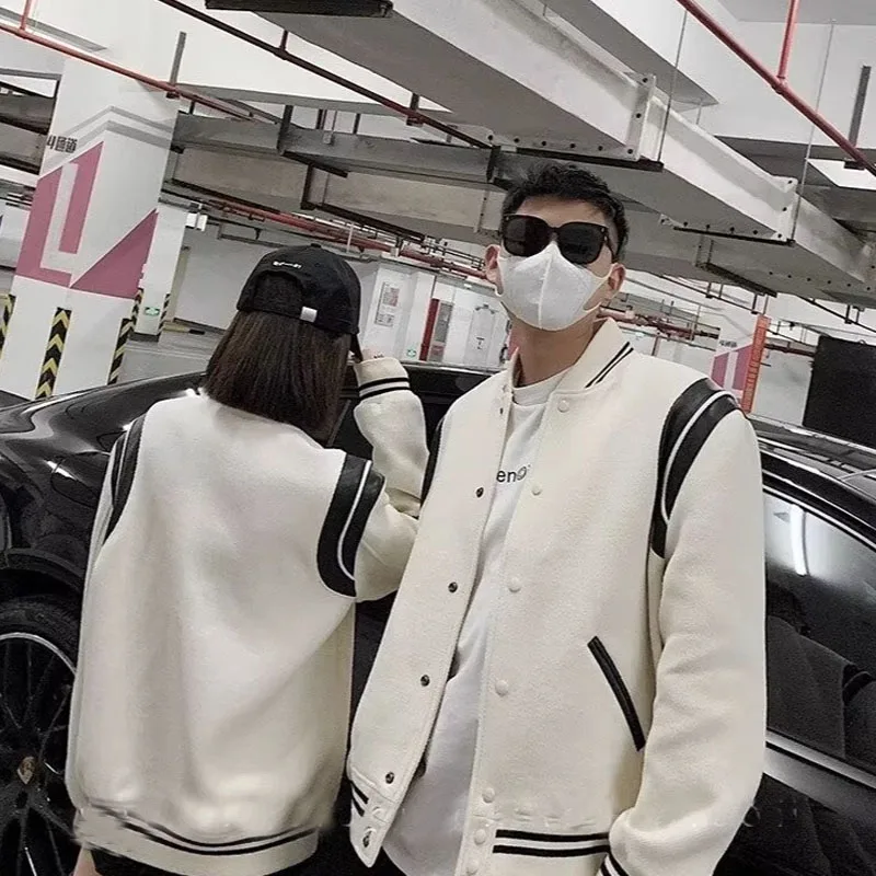 Осень-зима свободная утолщенная летная куртка бейсбольное пальто в стиле ретро