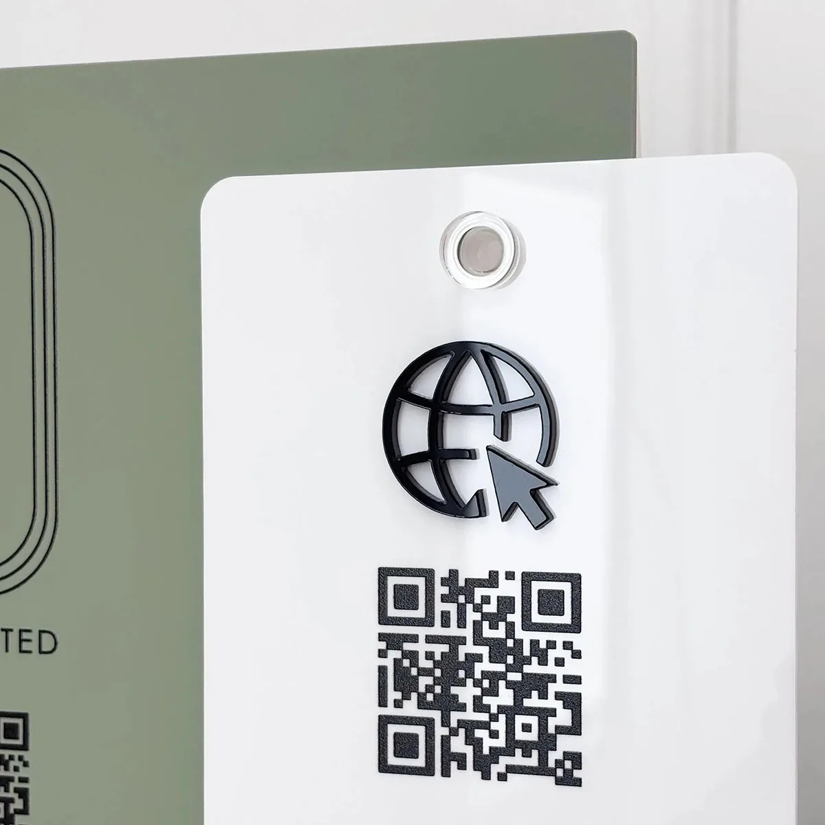 Фото Съемный QR-код, акриловые VIP-настольные украшения, сбор Обзор Google, социальная платформа, QR-коды, подходящие для различных деловых людей №5