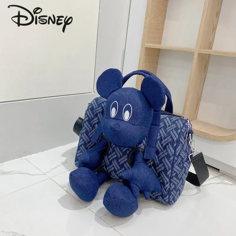 Disney Mickey New Doll Handbag Fashion High Quality Women's Crossbody Bag Popular Casual Versatile Unisex Cool Shoulder Bag