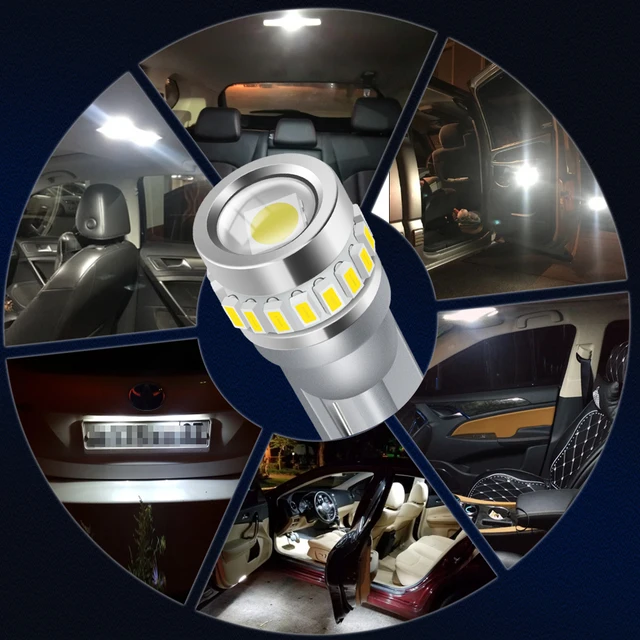 XSTORM T10 W5W LED Canbus No Error 194 168 Bulb 5W5 5W 12V 1000LM Super Bright Car Interior Side Light License Plate Lamp Auto 6