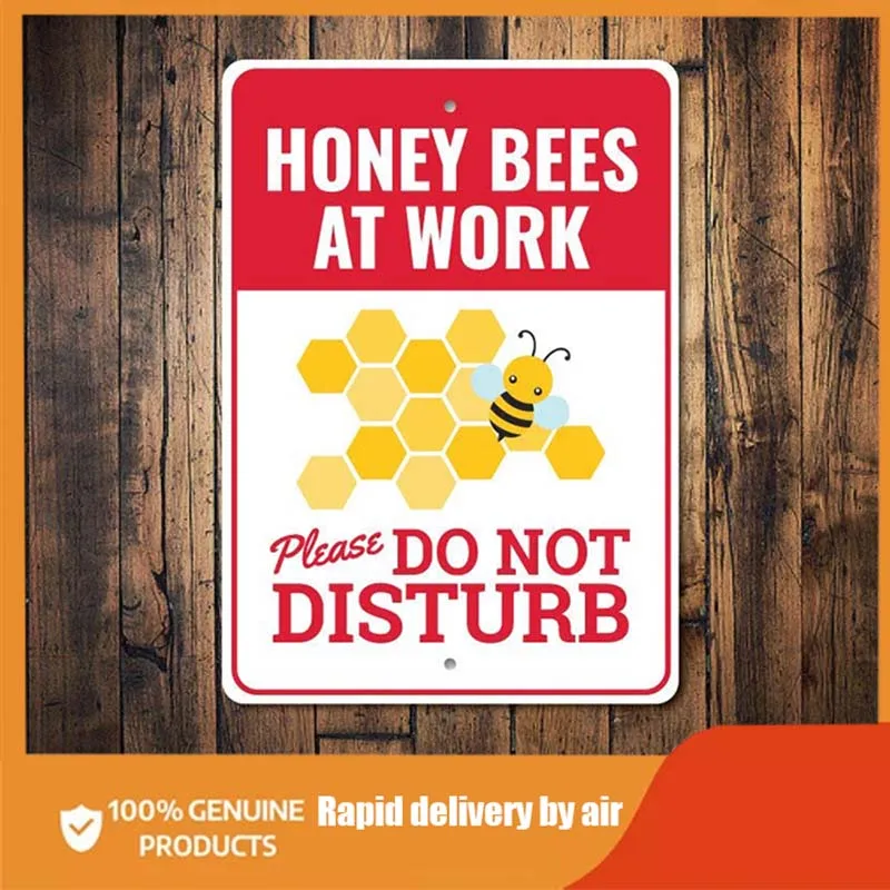 

Предупреждение ительный знак, медовые пчелы на работе, предупредительный знак пчелы, знак не беспокоить, Пчела для дома, Большой Декор для п...