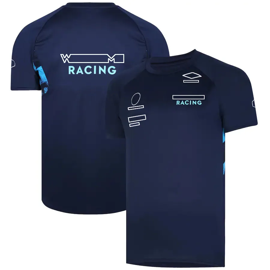 

2022 New F1 T-shirt Formula One Racing Team Men's Polo Shirts Car Fans Round Neck Quick Dry Short Sleeves Workwear Customized