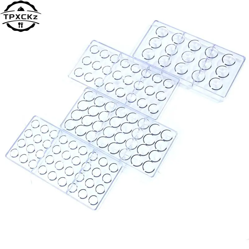 

1X Transparent Chocolate Mould Tools Molds For Chocolates Candy Bar Mold Confectionery Tray Cake Form Baking Pastry Bakery Tools