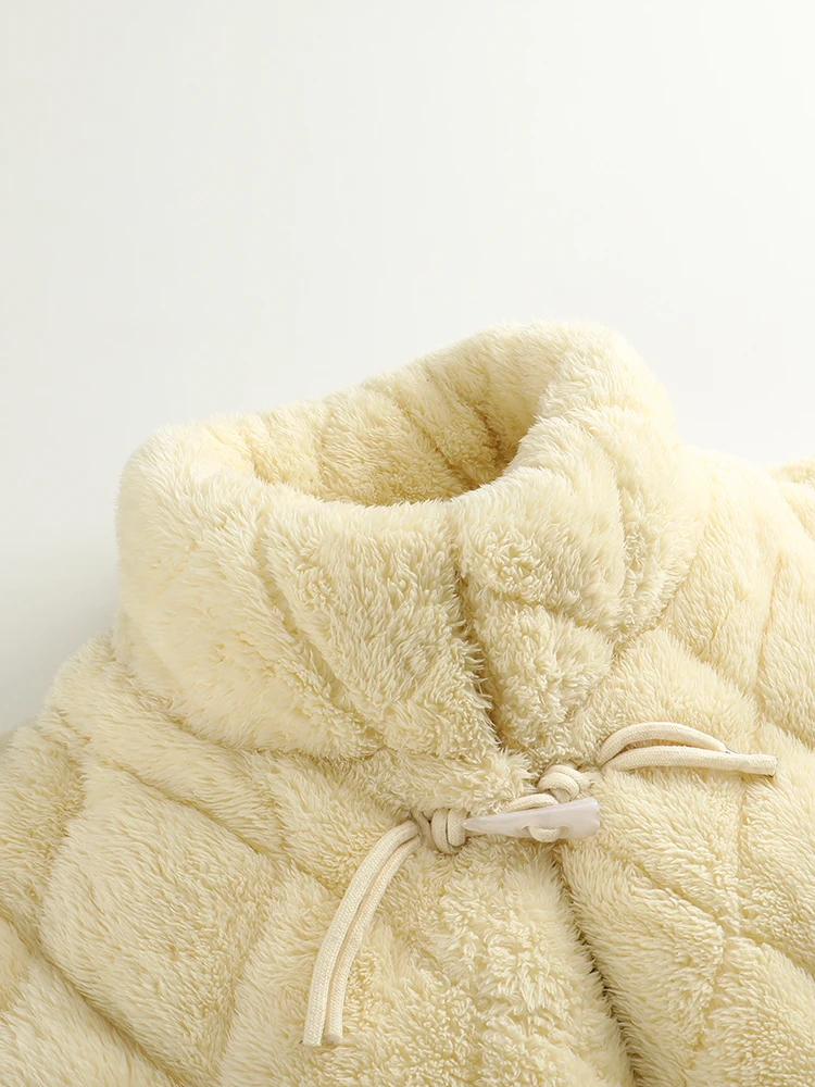 Женская пижама Milk Huhu из кораллового флиса зимняя трехслойная стеганая