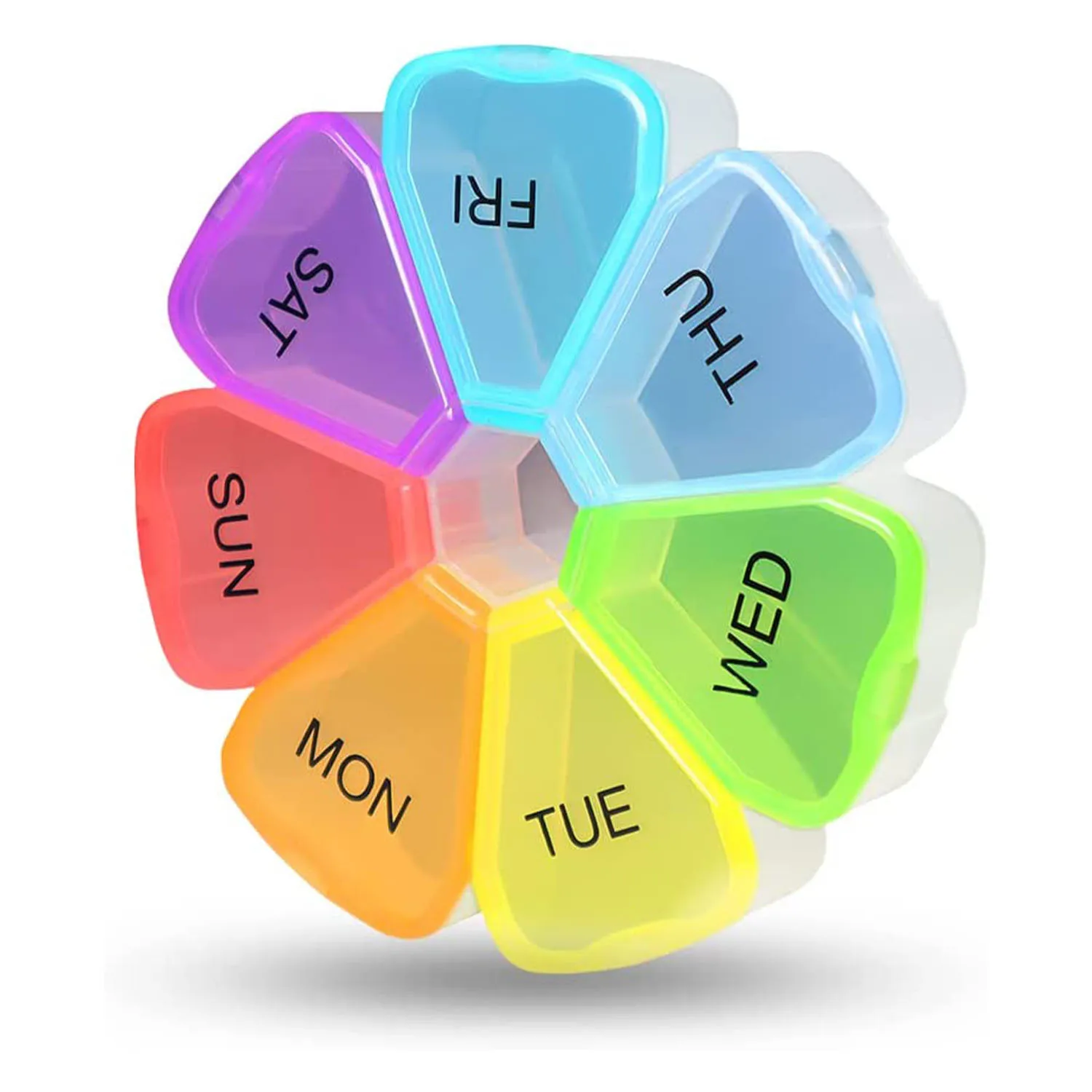 

Weekly 7 Day Large Pill Organizer, Travel Pill Box, Medicine Organizer, Pill Container, Pill Box 7 Day, Pill Dispenser