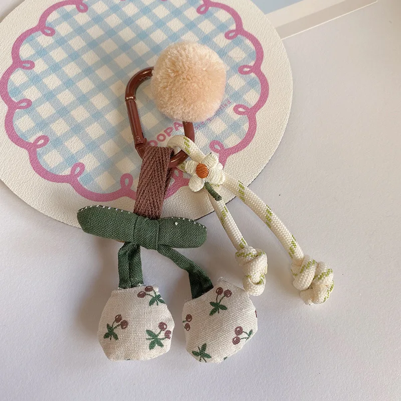 Милый брелок в виде гриба креативный ручной работы тканевые брелоки с вишней для