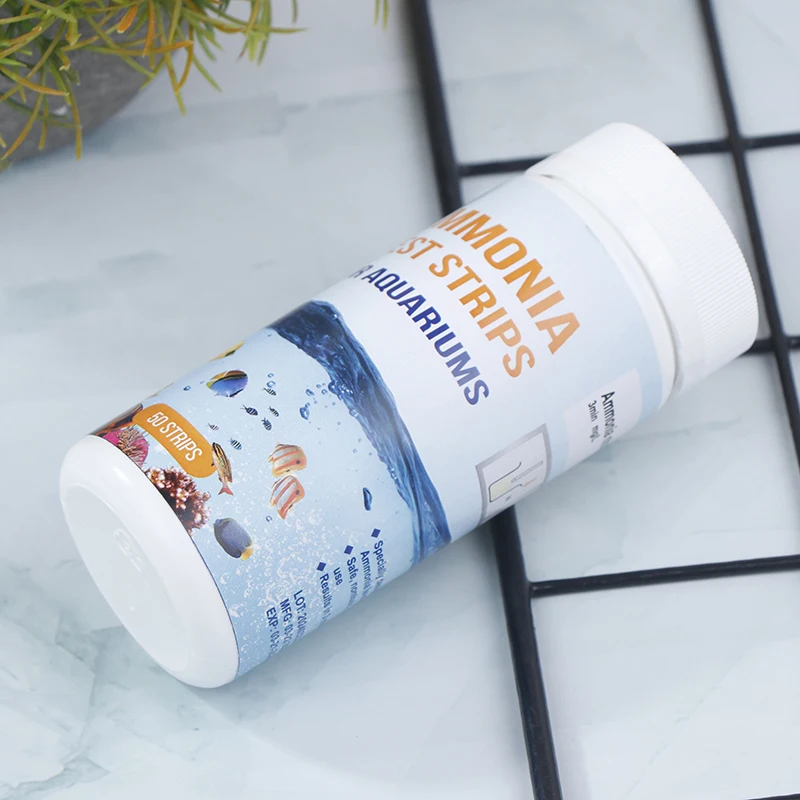 50 шт./бутылка тест-полоски для аквариума