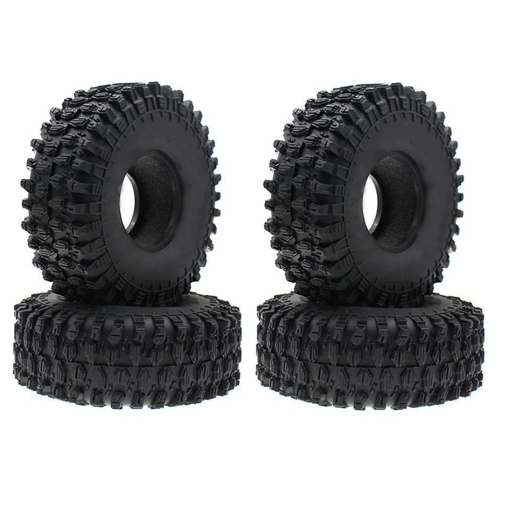 

4 шт., резиновые шины 120 мм, 1,9 дюйма для радиоуправляемых моделей Rock Crawler Axial SCX10 1/10 Traxxas TRX-4 AXI03007 D90 D110 TF2