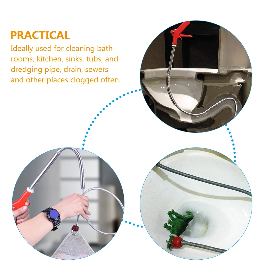 Туалетный захват инструмент для труб средство удаления слива раковины гибкая