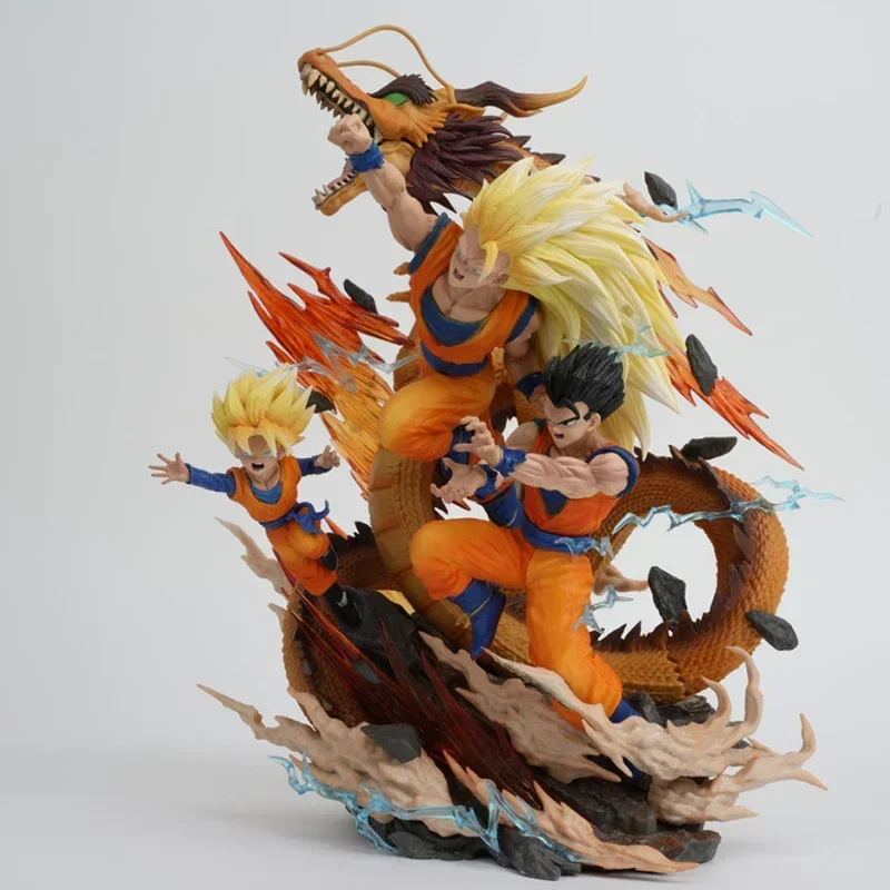 Dragon Ball Z Fist Фигурка Сон Гоку Аниме Готен Гохан ПВХ Модель Статуя Детские Игрушки