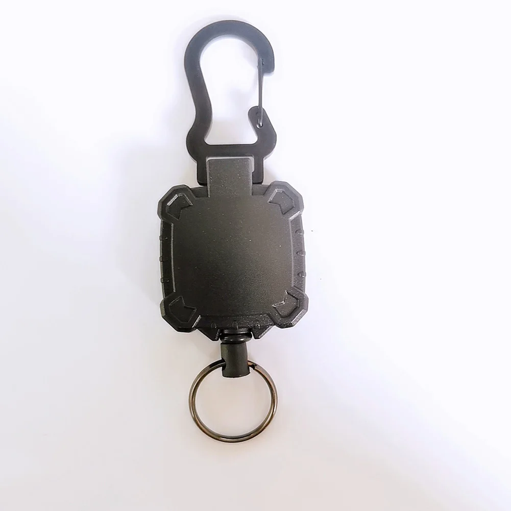 

Useful Carabiner Telescopic 1 Pieces Accessories Black Key Ring Keychain
