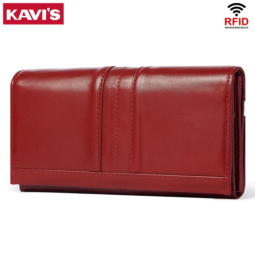 

Fashion Wallets Zipper Coin Purse Lady Long Purses Handbags Women Clutch Cards Holder Genuine Leather Moneybag Girls Wallet 2022