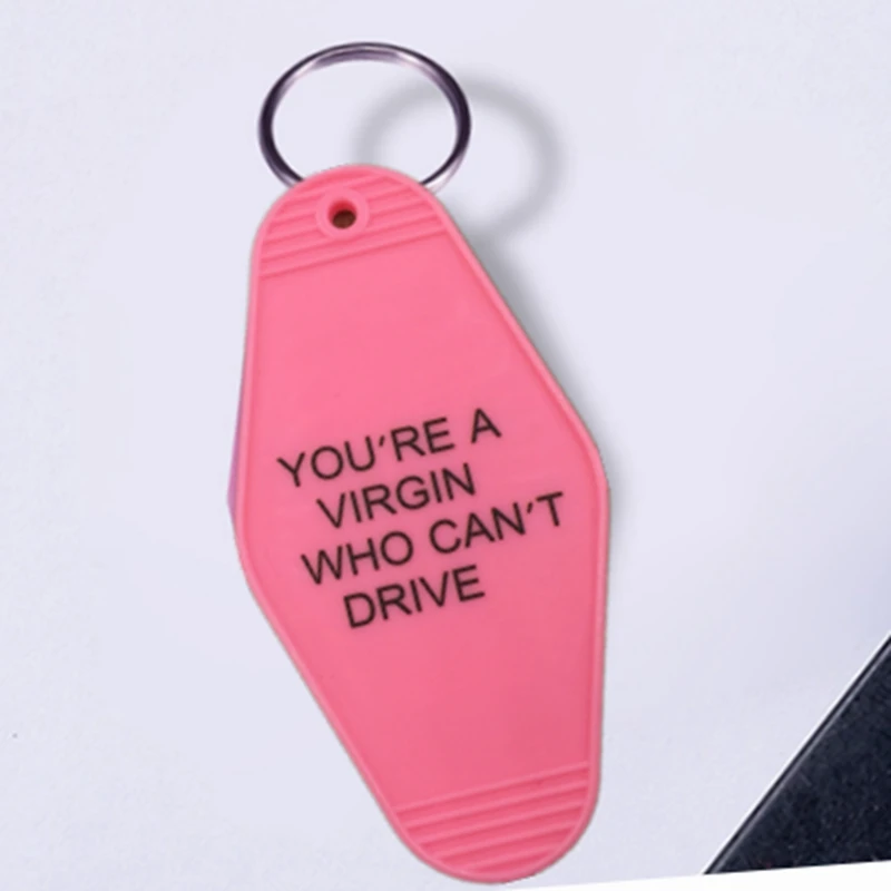 Брелок для ключей Дева кто не может водить гостиница кафе комната брелок показ