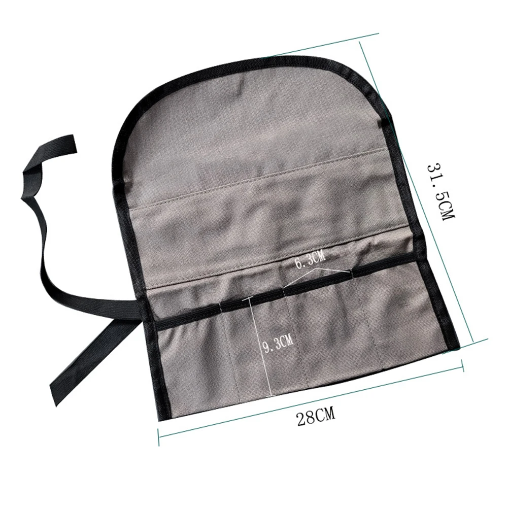 

Roll Up Tool Bag Multiple Pockets Multi-Purpose Wrench Roll Pouch Hanging Tool Storage Portable Case Organizer
