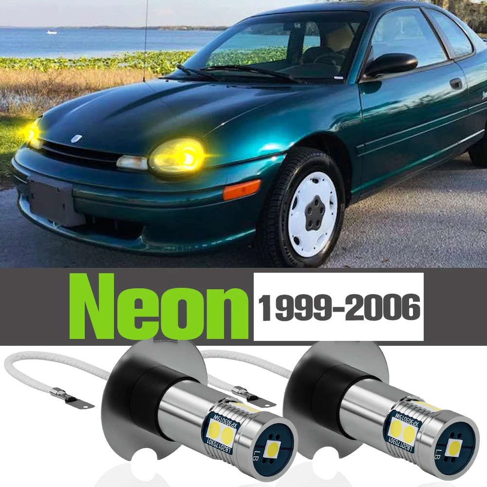 

2x LED Fog Light Accessories Lamp For Chrysler Neon 1999-2006 2000 2001 2002 2003 2004 2005