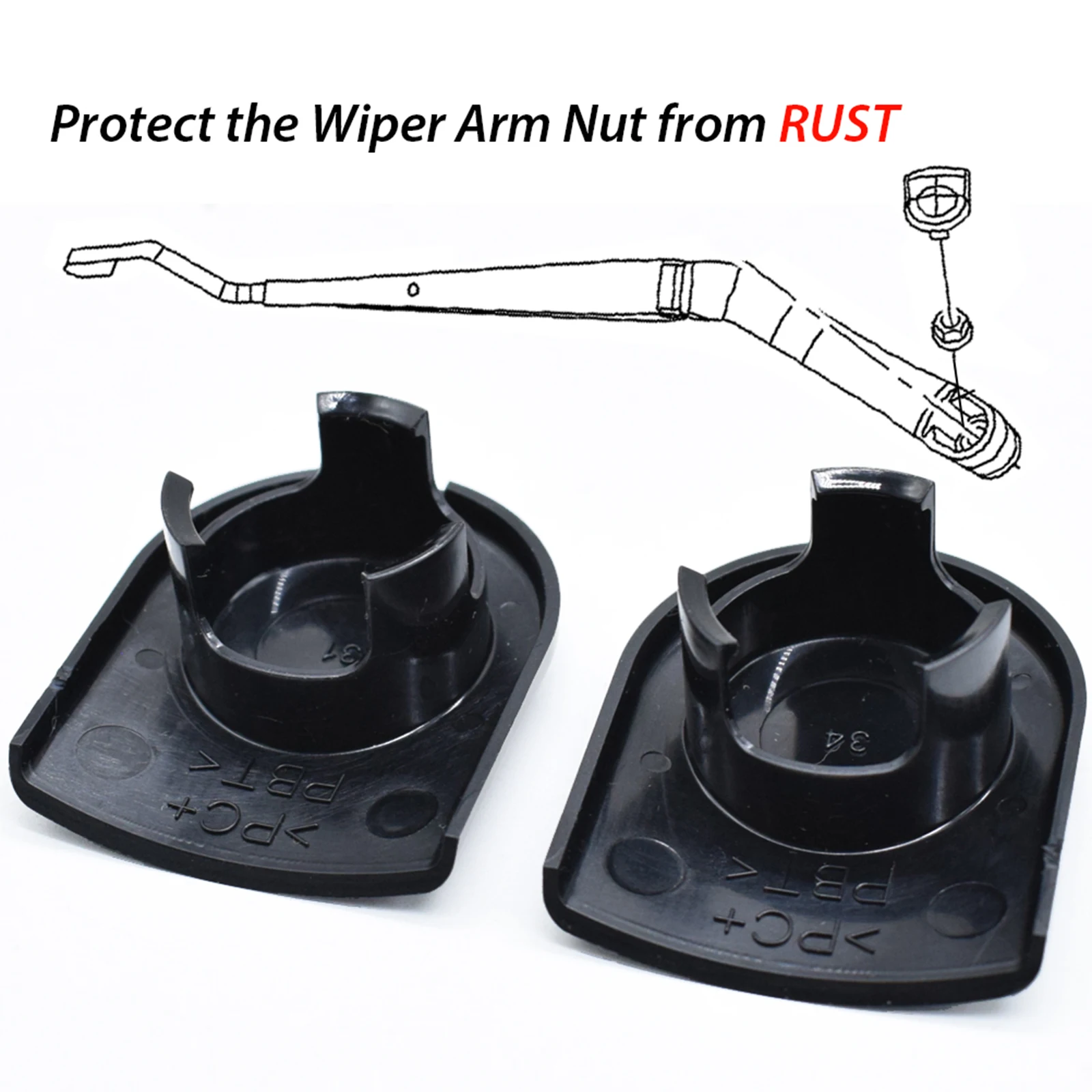 2 шт. головка стеклоочистителя гайка колпачки болт защита для Buick Enclave Regal Lacrosse Alpheon