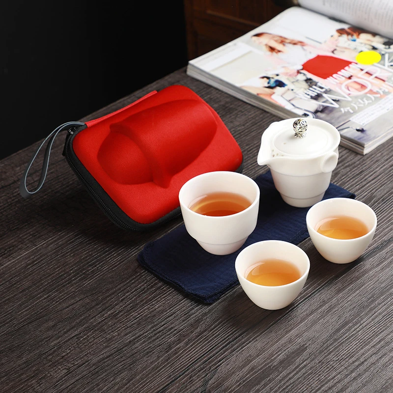 

Высококачественный нефритовый чайный сервиз из овечьей шерсти включает в себя 1 горшок 3 чашки, элегантный gaiwan, красивый и легкий чайник кру...