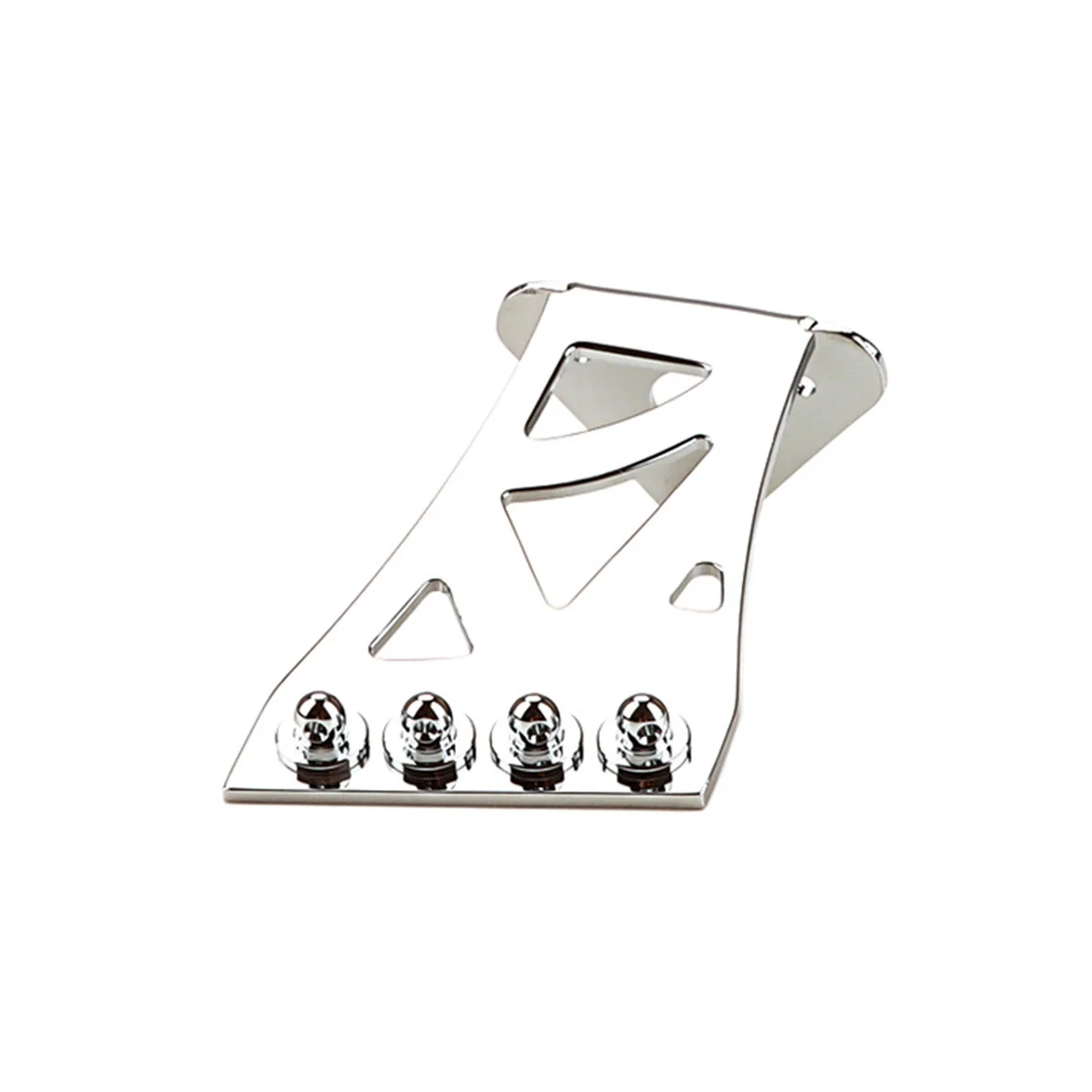

4 Strings Banjo Tailpiece for Guitar Replacement Accessory,Silver