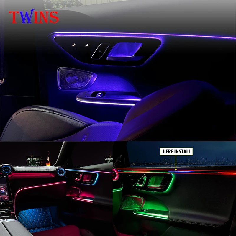 

Светодиодсветодиодный освесветильник для салона автомобиля Mercedes Benz new C class 2022 W206