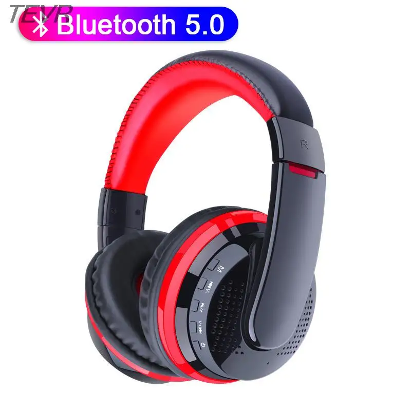

TEVR Wireless Headset Head-mounted Bass Stereo Auriculares bluetooth Support Micro SD TF Card Microphone Gaming Earphone