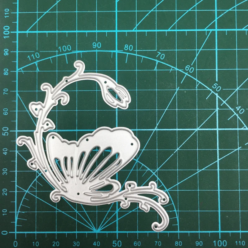 Милые металлические Вырубные штампы в виде бабочки лозы сделай сам вырез для