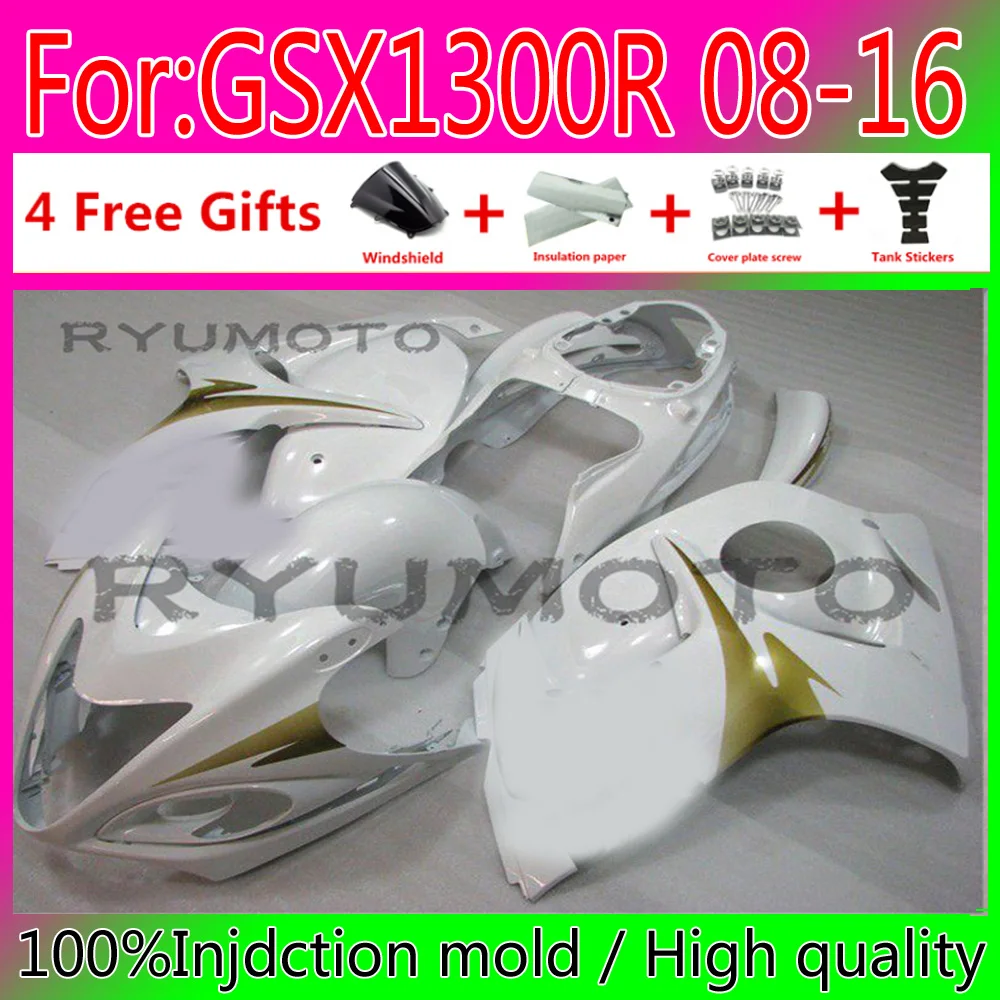 

Обтекатели для мотоцикла Hayabusa + крышка резервуара для Suzuki GSXR1300 08 09 10 кузов GSX1300R GSXR 1300 2008 2016 обтекатель