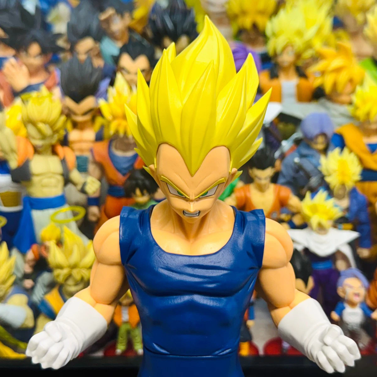 Фото Оригинал в наличии Bandai Spirits Banpresto Dragon Ball Z Vegeta SSJCollection Series Модель мультяшного персонажа Модель украшения №1