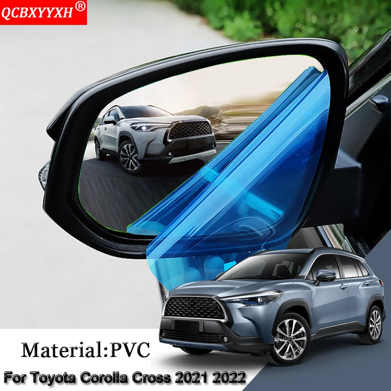 

Anti Fog Car Window Clear Film Car Rearview Mirror Film Waterproof Stickers Auto Accessories For Toyota Corolla Cross 2021 2022