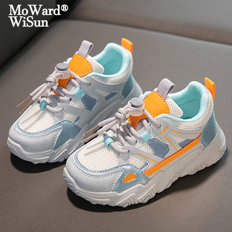 

Size 26-37 Kids Sports Shoes for Boys Girls Wear-resistant Casual Shoes Children Breathable Sneakers Anti-slippery Running Shoes