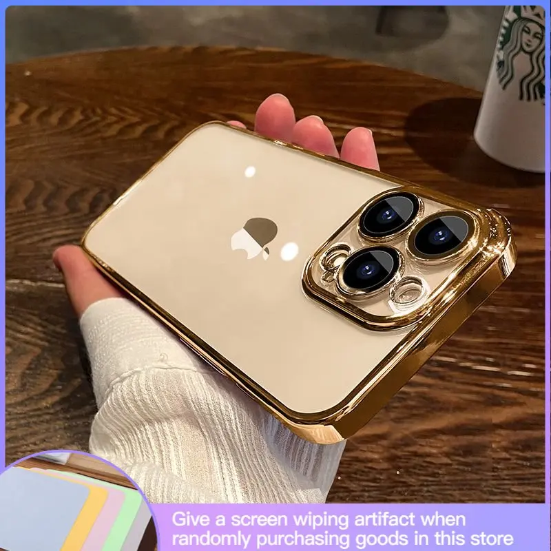 

Роскошный чехол в комплекте с объективом, подходит для IPhone14 14promax 13Promax 12Promax 11Promax Xs Xr, чехол с защитой от падения, полный комплект