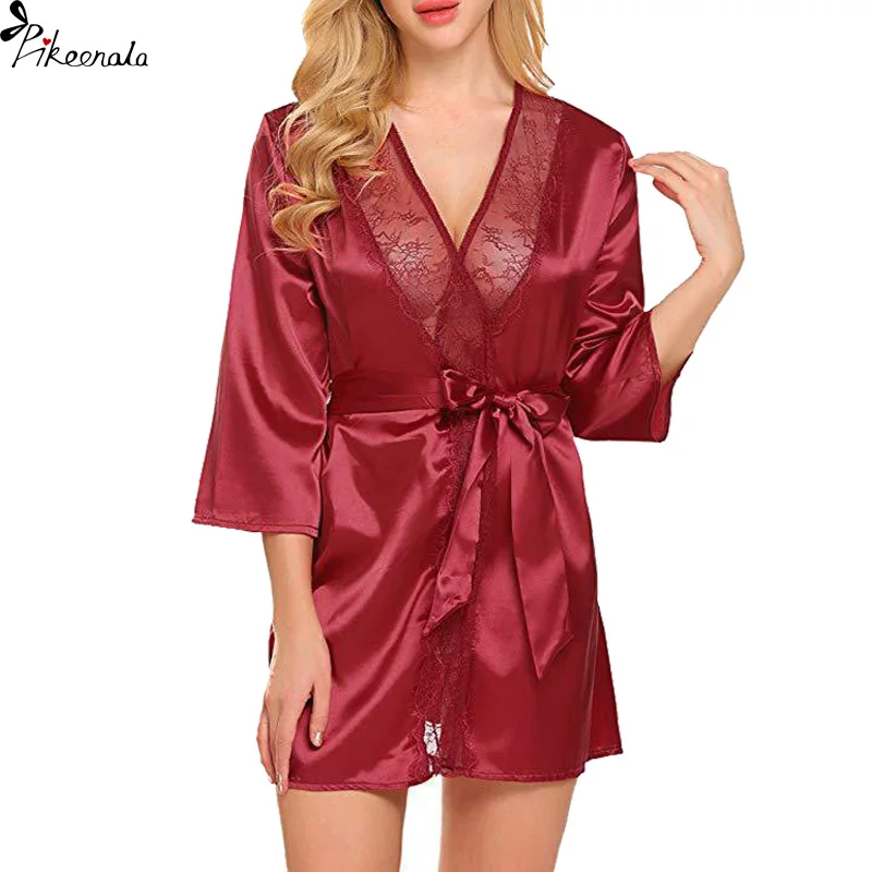 Сексуальная откровенная кружевная ночная рубашка, нижнее белье, платье, женская эротическая Ночная сорочка, одежда для сна, ночная рубашка ...